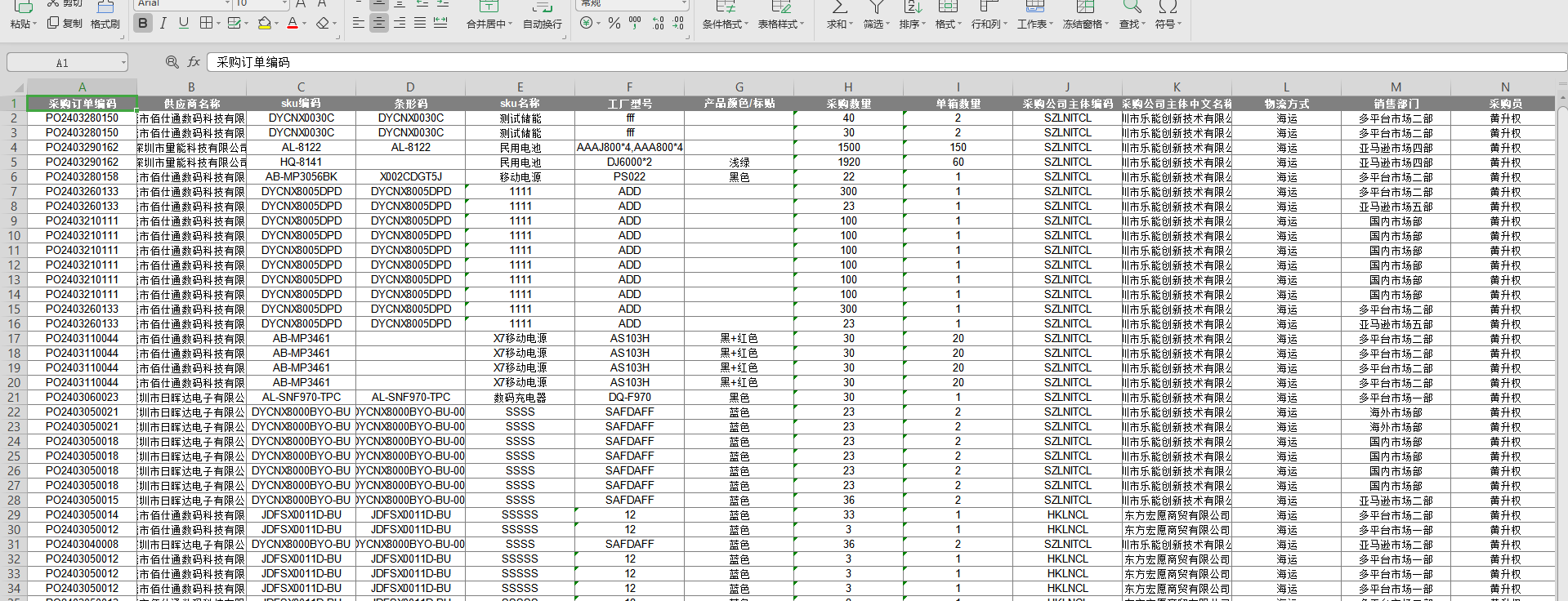 采购订单回复日期